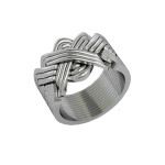 12 Band 925 Sterling Silver Turkish Puzzle Ring