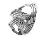 12 Band 925 Sterling Silver Turkish Puzzle Ring