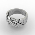 6 Band 925 Sterling Silver Turkish Puzzle Ring