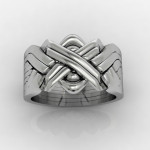8 Band 925 Sterling Silver Turkısh Puzzle Ring