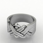 8 Band 925 Sterling Silver Turkısh Puzzle Ring