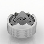 8 Band 925 Sterling Silver Turkısh Puzzle Ring