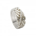  
Stone Color: White Zircon