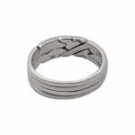4 Band 925 Sterling Silver Ephesus Turkish Puzzle Ring