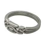 4 Band 925 Sterling Silver Fall Apart Turkish Puzzle Ring