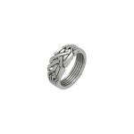 5 Band 925 Sterling Silver hand madeTurkish Puzzle Ring