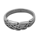 5 Band 925 Sterling Silver hand madeTurkish Puzzle Ring