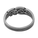 5 Band 925 Sterling Silver hand madeTurkish Puzzle Ring